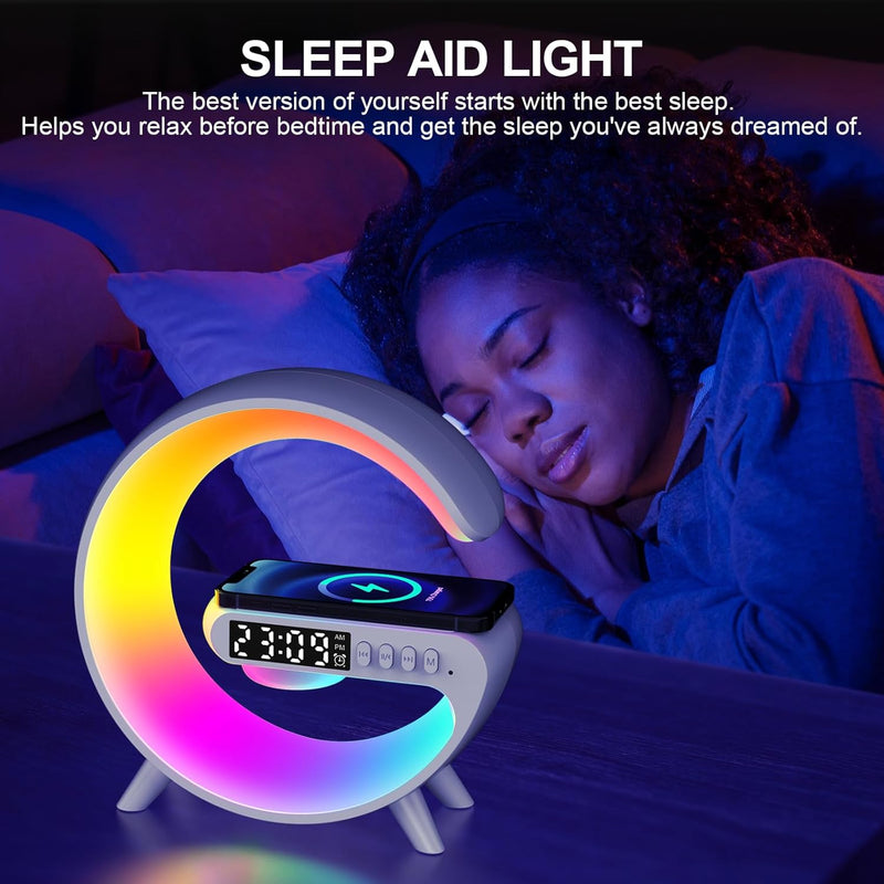 Led Wireless Charger Speaker